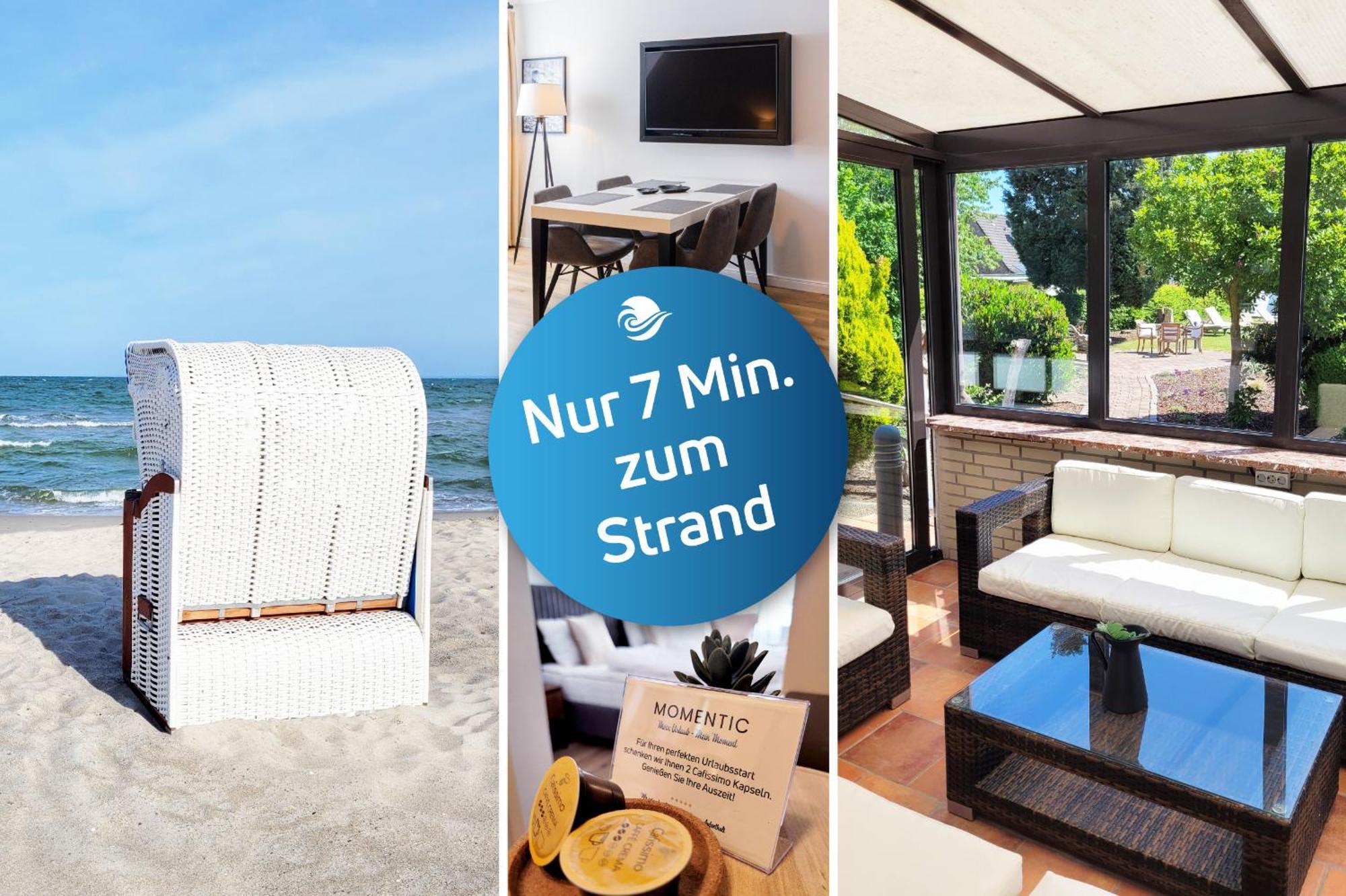 Strandnahe Ferienwohnung - Sehr Modern Und Hochwertig Eingerichtet, Inklusive Parkplatz, Gartenzugang Und Fahrradunterstellmoeglichkeit 샬베우츠 외부 사진